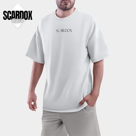 T-SHIRT SCARDOX OVERSIZE BLANC