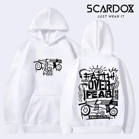 Hoodie Scardox Faith Over Fear"