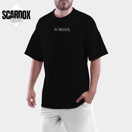 SCARDOX T-SHIRT OVERSIZE  NOIR