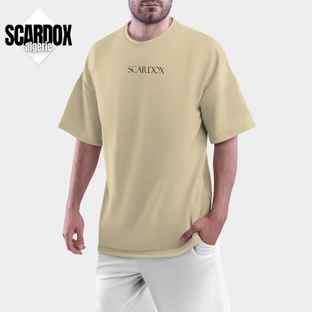 T-SHIRT SCARDOX OVERSIZE CREME