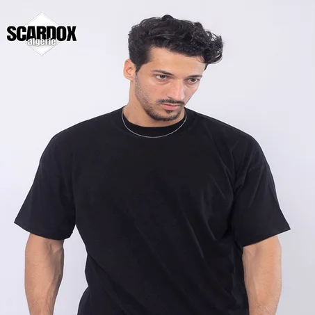 T-SHIRT OVERSIZE NOIR Vierge