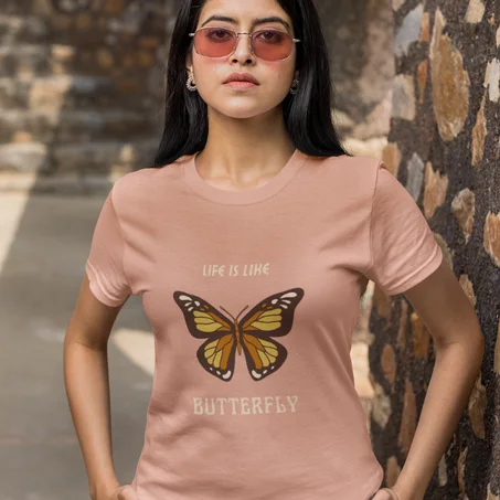 T-SHIRT SCARDOX ‘Life is like BUTTERFLY