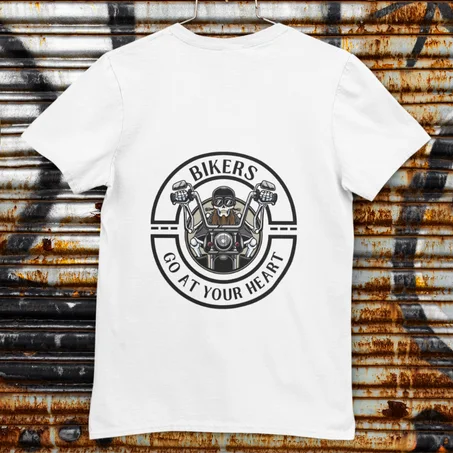 T-SHIRT SCARDOX Bikers Go at Your Heart