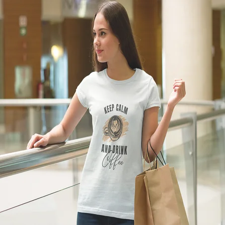 T-SHIRT SCARDOX Keep Calm and Drink a Coffee