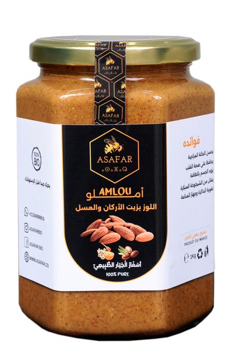 أملو باللوز و زيت الاركان و العسل الحر