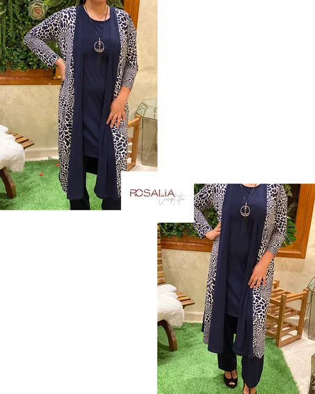 Ensemble 2 Pcs Bleu Marin