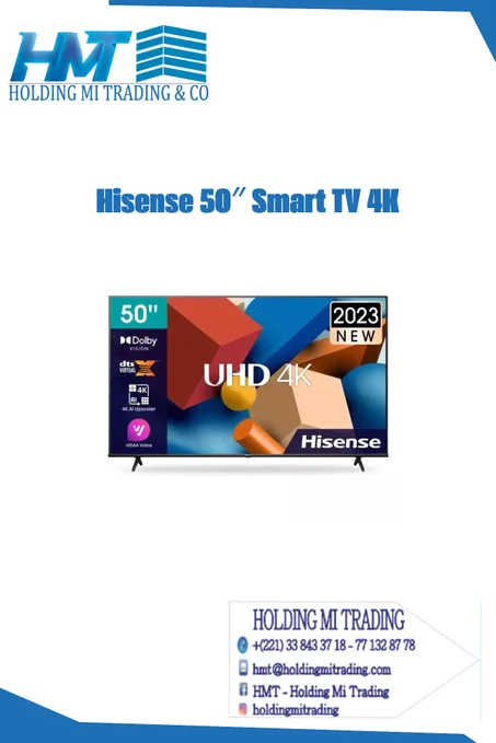 Hisense 50″ 4K – Smart TV
