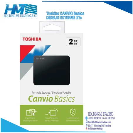 DISQUE DUR EXTERNE TOSHIBA CANVIO BASICS 2To