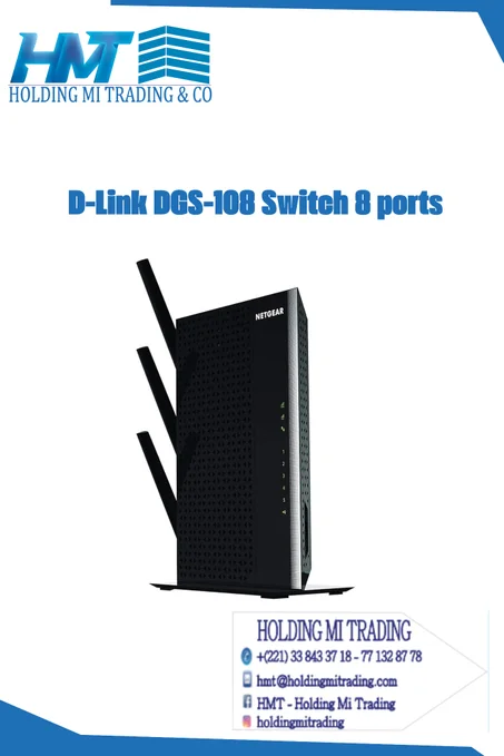 D-Link DGS-108 – Switch réseau 8 ports