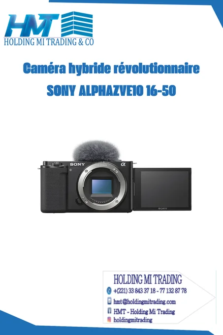 Caméra hybride révolutionnaire SONY ALPHAZVE10 16-50