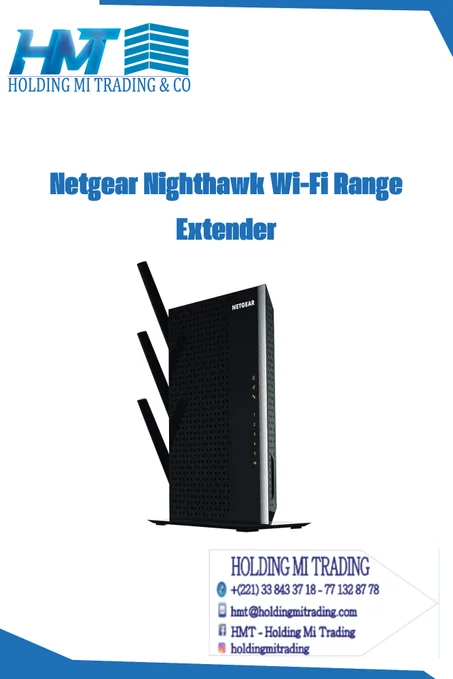 Netgear Nighthawk – Amplificateur Wi-Fi longue portée