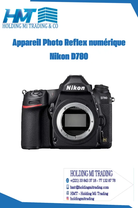 Appareil Photo Reflex numérique Nikon D780