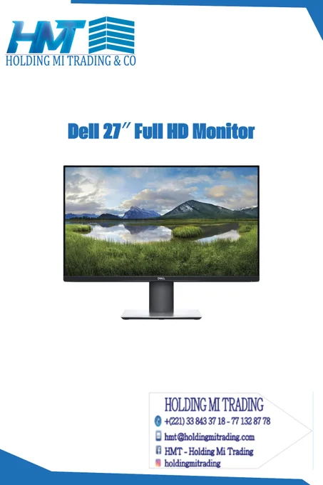 Dell 27″ Monitor – Écran bureautique