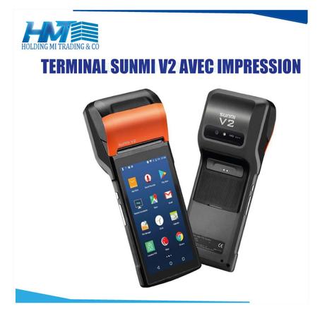 TERMINAL SUNMI V2 AVEC IMPRESSION