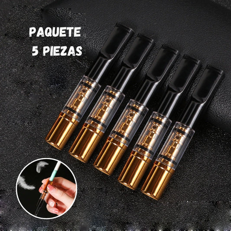 5 قطع حامل سجائر محمول قابل لاعادة الاستخدام فلتر قطران الدخان