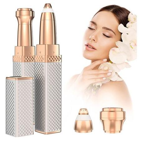 جهاز ازالة شعر الوجه وتشذيب الحواجب 2 في 1 بدون الم