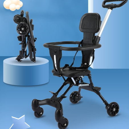 عربة أطفال قابلة للطي