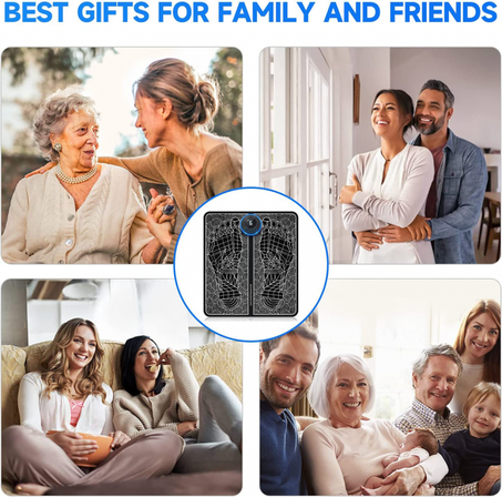 جهاز التذليك الكهربائي لتخفيف آلام الارجل وتنشيط الدورة الدموية قابلة للشحن.