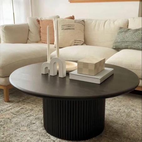 Table Basse Moderne Noire – Élégance et Minimalisme