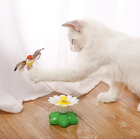Juguete interactivo pájaros para gatos