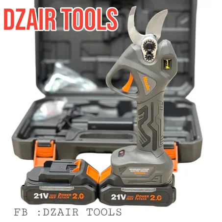 مقص تقليم باطري  21 فولت – شفرة 2.5 سم – محرك براشلس احترافي مع بطاريتين