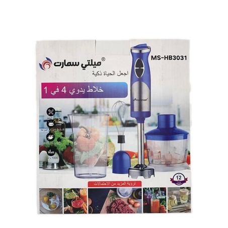 Multismart Mixeur Plongeant 4 en 1 1000 WAT