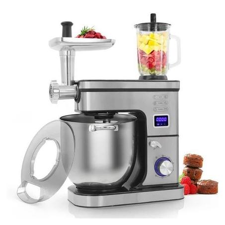 Multismart Pétrin Multifonctions En Acier Inoxydable 2000W -10L - 5KG