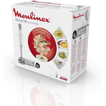 Moulinex Bras mixeur DD552110 Dailychef 2 en 1 600 W Blanc