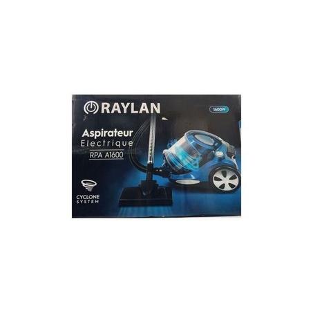 RAYLAN Aspirateur - 1600 Watts - Réservoir 3 Litres - Noir-bleu-rouge