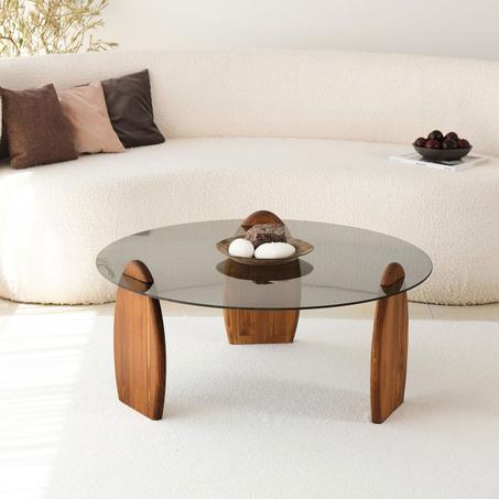 Table Organique en Verre