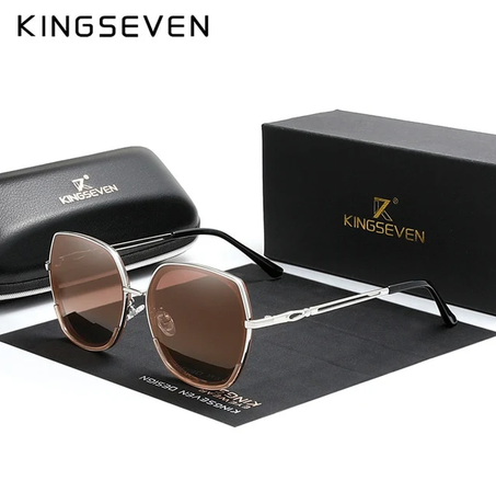 KINGSEVEN® HAUTE ELEGANCE  POUR FEMME, LUXURY  N7822  - ANTIREFLE T -  POLARISER HD ET 100% UV400