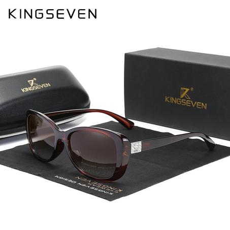 KINGSEVEN® LUNETTES DE SOLEIL ULTRA FEMININE , CHARME N7260 - ANTIREFLE T -  POLARISER HD ET 100% UV400