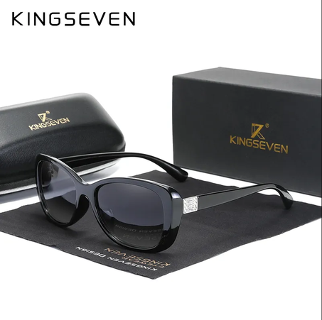 KINGSEVEN® LUNETTES DE SOLEIL ULTRA FEMININE , CHARME N7260 - ANTIREFLE T -  POLARISER HD ET 100% UV400