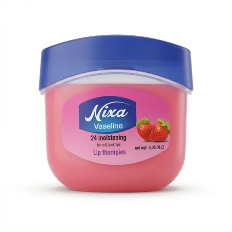 مرطب شفاه نيكسا فازلين - ترطيب 24 ساعة لشفاه ناعمة ووردية - 7 جم