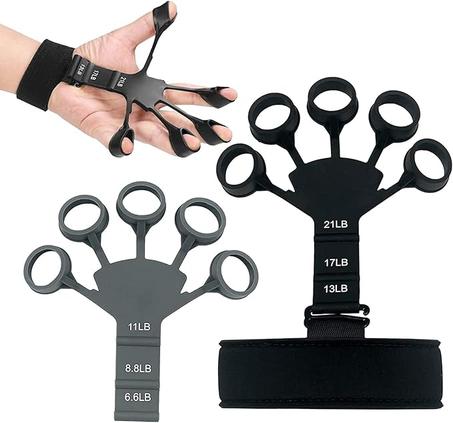 حلقة تمرين القبضة لتقوية الأصابع والمعصم – أداة عملية وصغيرة الحجم