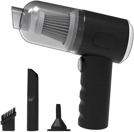 مكنسة كهربائية للسيارات 3 في 1 – صغيرة، قوية، وسهلة الاستخدام