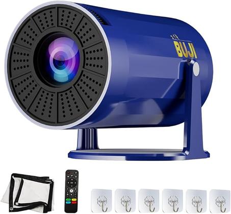 هاز عرض صغير محمول بدقة 4K مع شاشة عرض 1080P HD – سطوع 15000 لومن، واي فاي 5G وبلوتوث