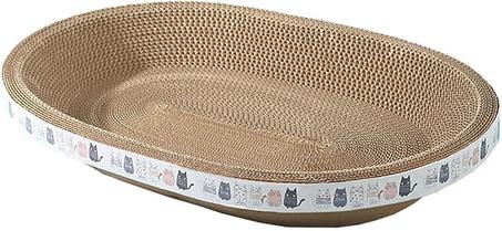 سرير خدش مريح للقطط من الورق المقوّى لحماية الأثاث