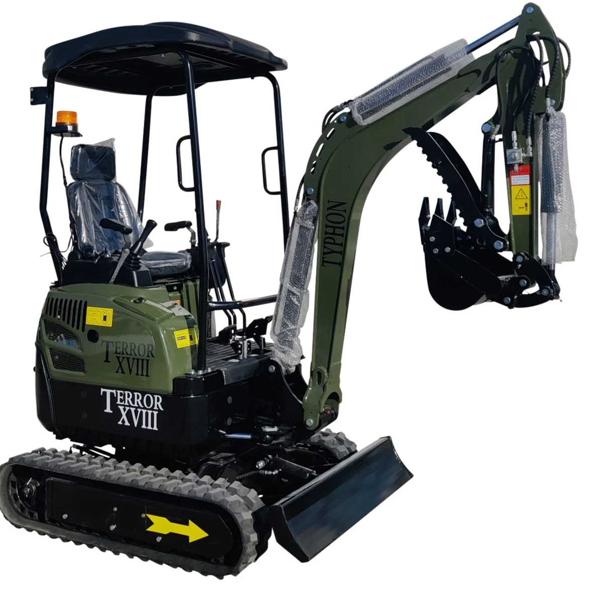 KUBOTA D902 Diesel 4,000 lbs TERROR XVIII Mini Hydraulic Excavator USA STOCK