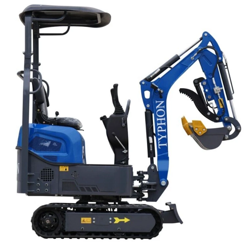 TERROR XI Mini Excavator Digger 13.5hp Gas B&S EPA Engine with 14 Attachments