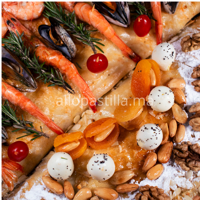 Passtilla De Luxe Twin: Fruit De Mer / Poulet Amande
