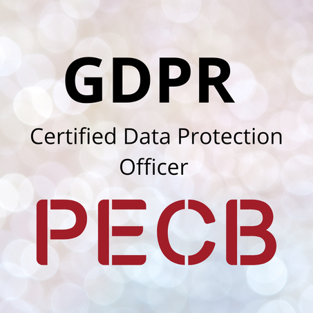 GDPR - Certified Data Protection Officer