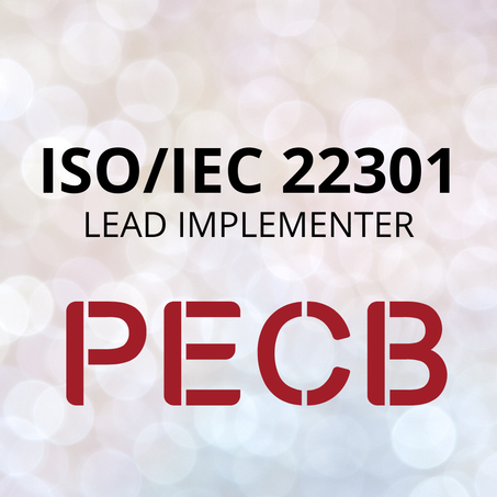 ISO/IEC 22301 LEAD IMPLEMENTER - PECB