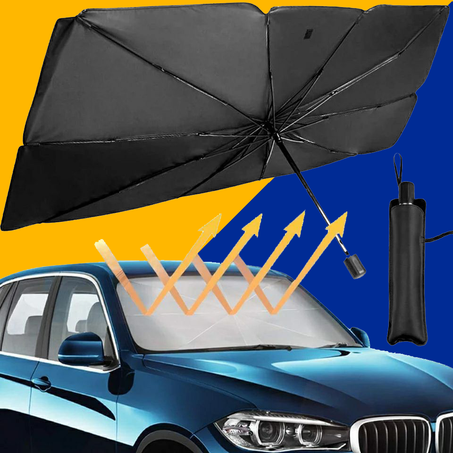 مظلة السيارة للوقاية من أشعة الشمس قابلة للطي