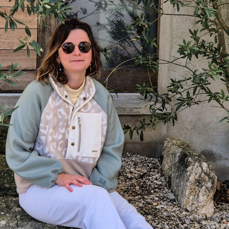 Veste polaire léopard