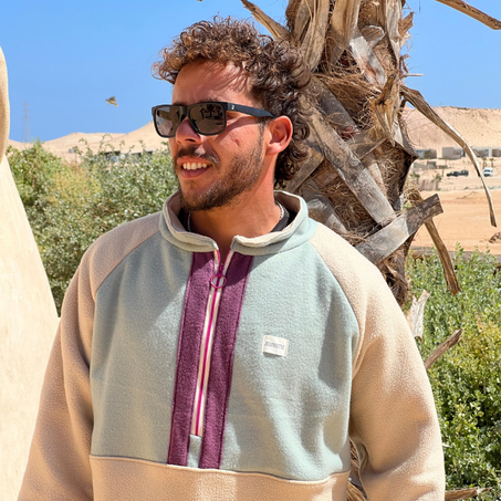 Veste polaire beige
