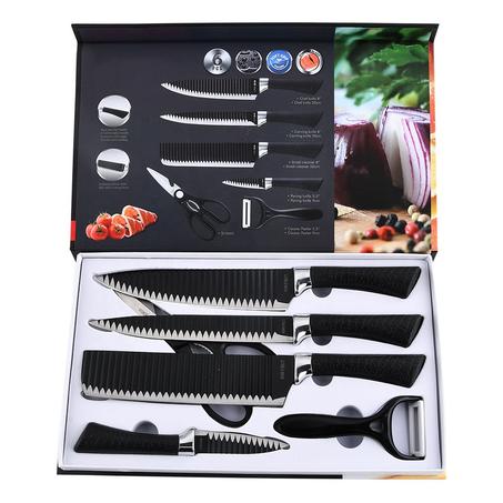 Premium Stainless Steel Kitchen Knives Set and Essential Tools