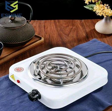 موقد كهربائي محمول بشعلة واحدة, قابل للضبط ,مع 5 مستويات حرارية بقدرة 1000 واط ,فرن كهربائي Réchaud électrique 1 plaque