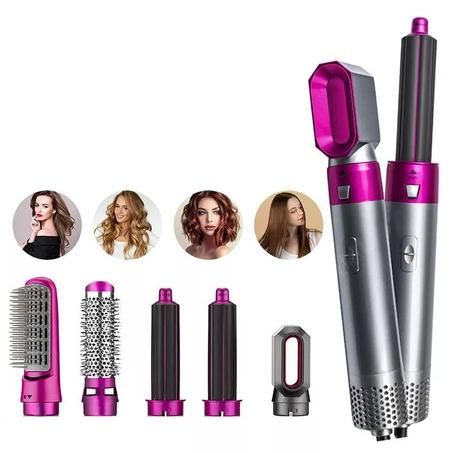 5 in 1 Hair Dryer Airwrap Heat Comb Automatic   أداة تصفيف وتجفيف الشعر 5 في 1 الجودة الممتازة