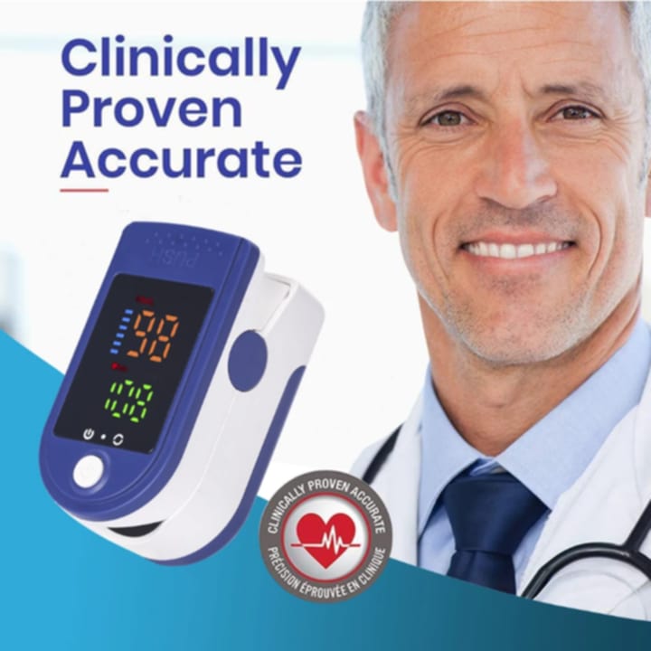 🩺 Oxymètre de Pouls Digital – Mesurez votre Santé en Quelques Secondes !